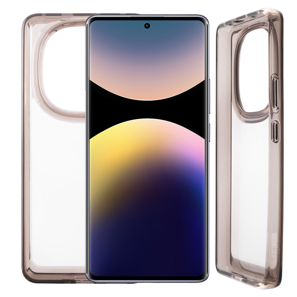 IDOL 1991 CRISTALYTE TPU ΘΗΚΗ XIAOMI REDMI NOTE 14 PRO 5G 6.67in CAMERA GUARD ΔΙΑΦΑΝΗ ΓΚΡΙ