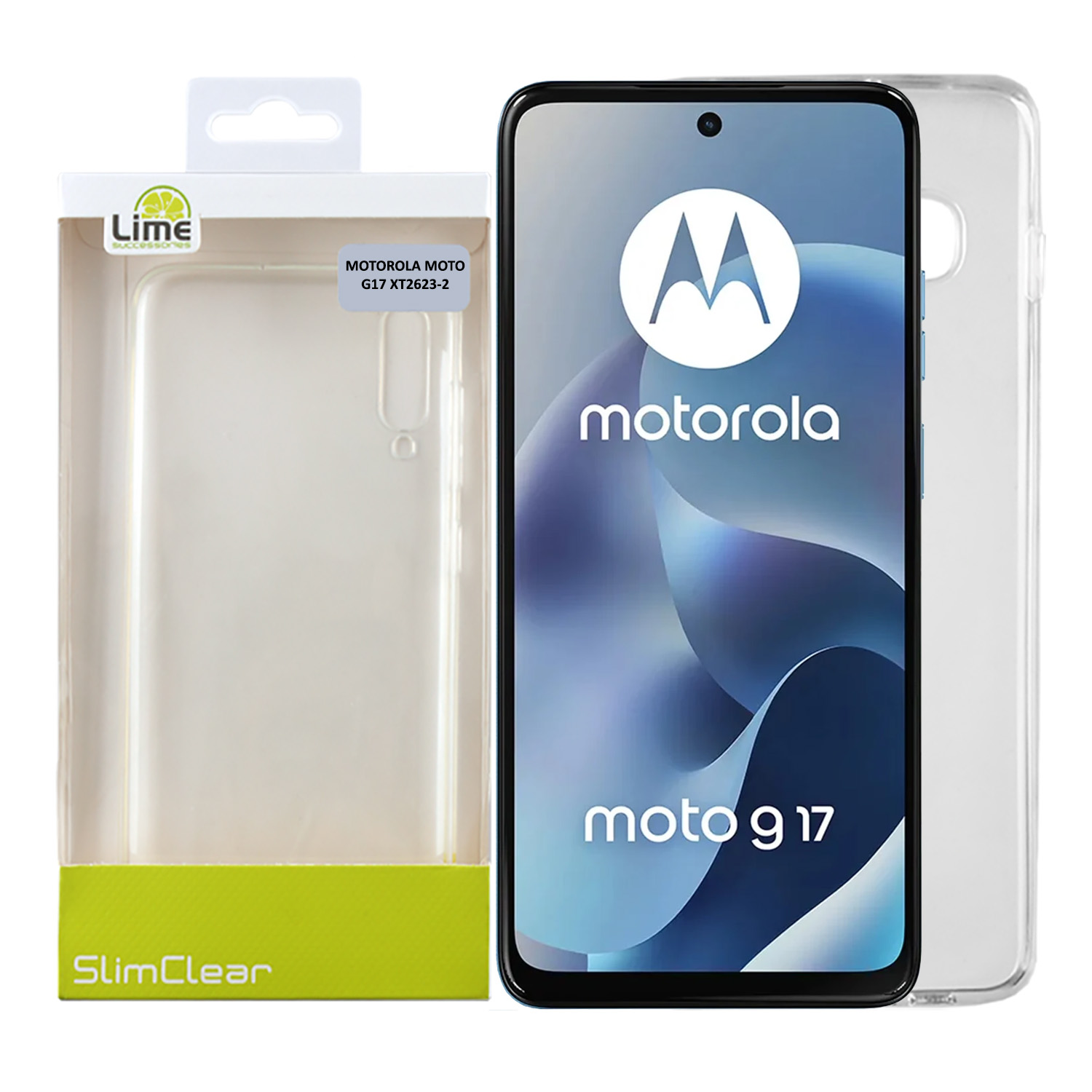 LIME ΘΗΚΗ MOTOROLA MOTO G17 XT2623-2 6.72" SLIMCLEAR TPU CAMERA GUARD ΔΙΑΦΑΝΗ