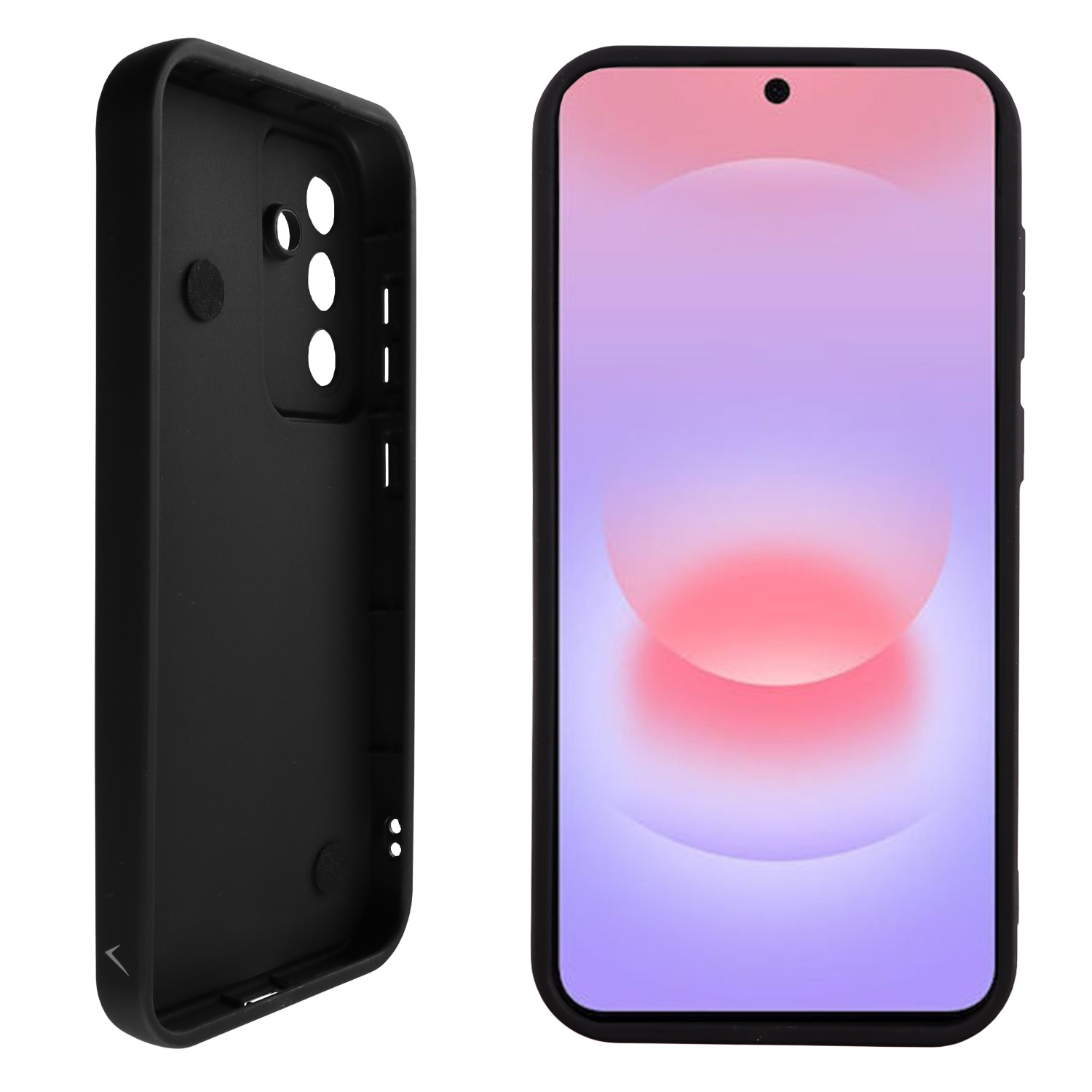 VOLTE-TEL SILICON TPU WITH STRAP ΘΗΚΗ SAMSUNG A37 5G A376 6.7in FULL CAMERA PROTECTION BLACK WITH BLACK BUTTERFLIES - Image 3